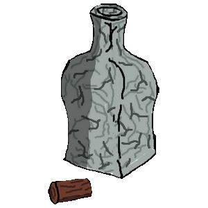 Un objet en terre cuite enchanté par la magie dans le jeu Erentis.