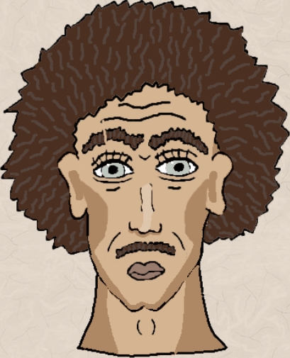 Choisissez l'âge et la forme du visage de votre personnage dans le RPG de magie Erentis.