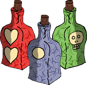 Des potions magiques.