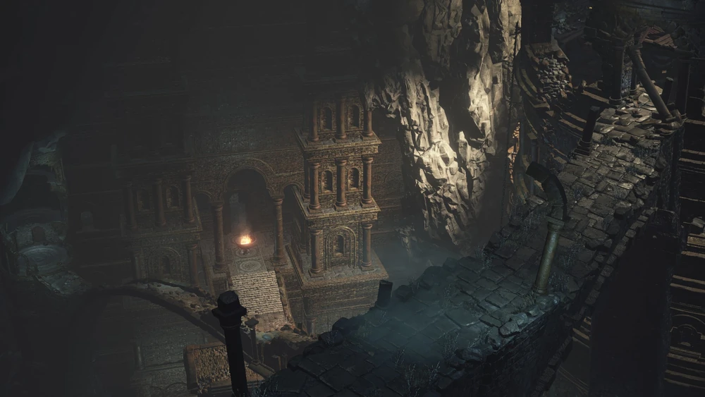La Capitale Profanée dans Dark Souls.