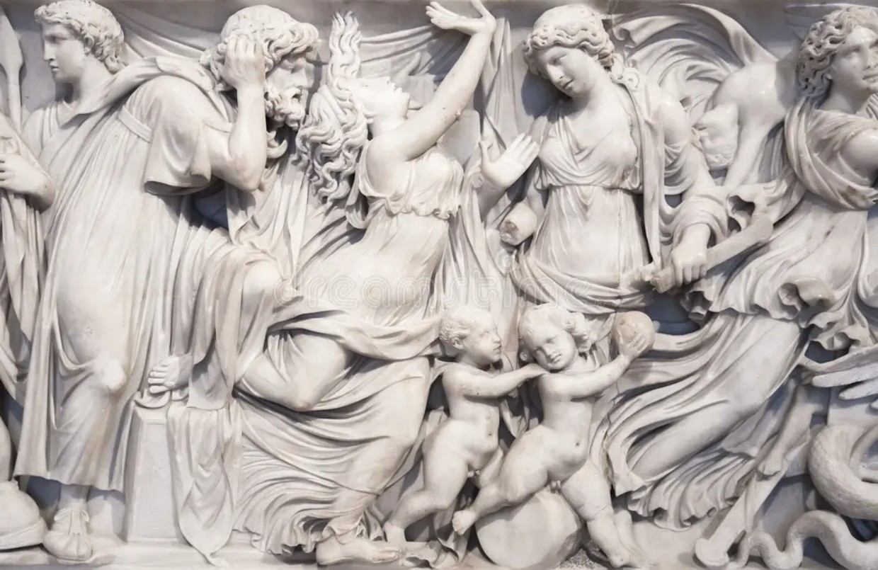 Sarcophage de Médée, 140 avant J.C., musée Altes à Berlin.