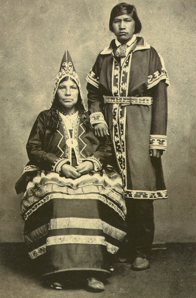 Deux Micmacs de Nouvelle-Écosse en 1865