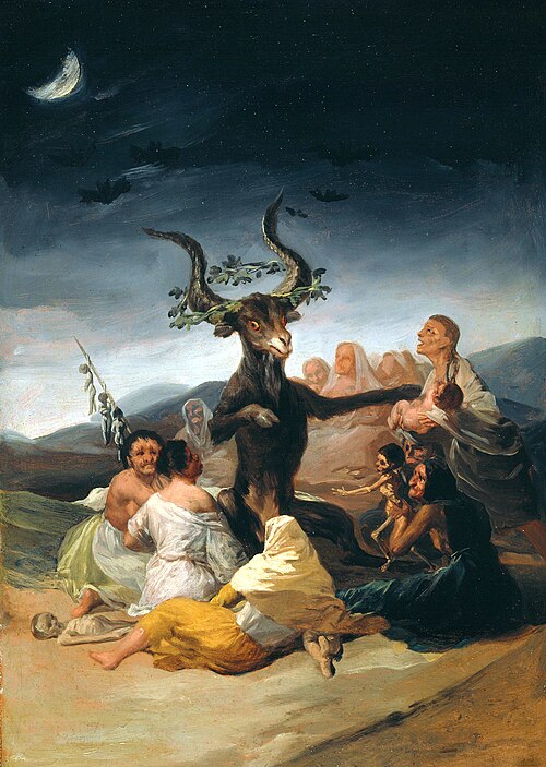 Le Sabbat des sorcières de Francisco de Goya (1798)