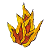 Une flamme