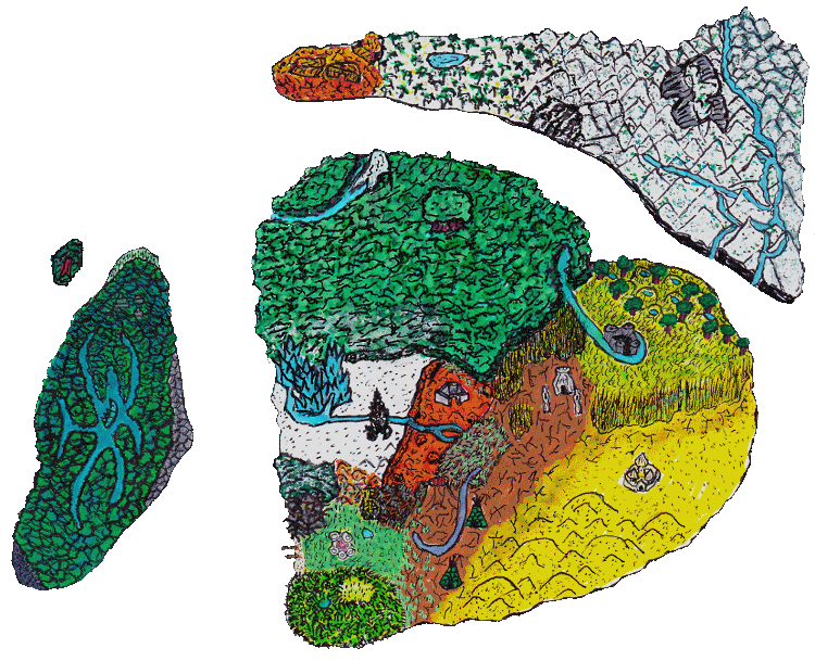 3 continents - îles