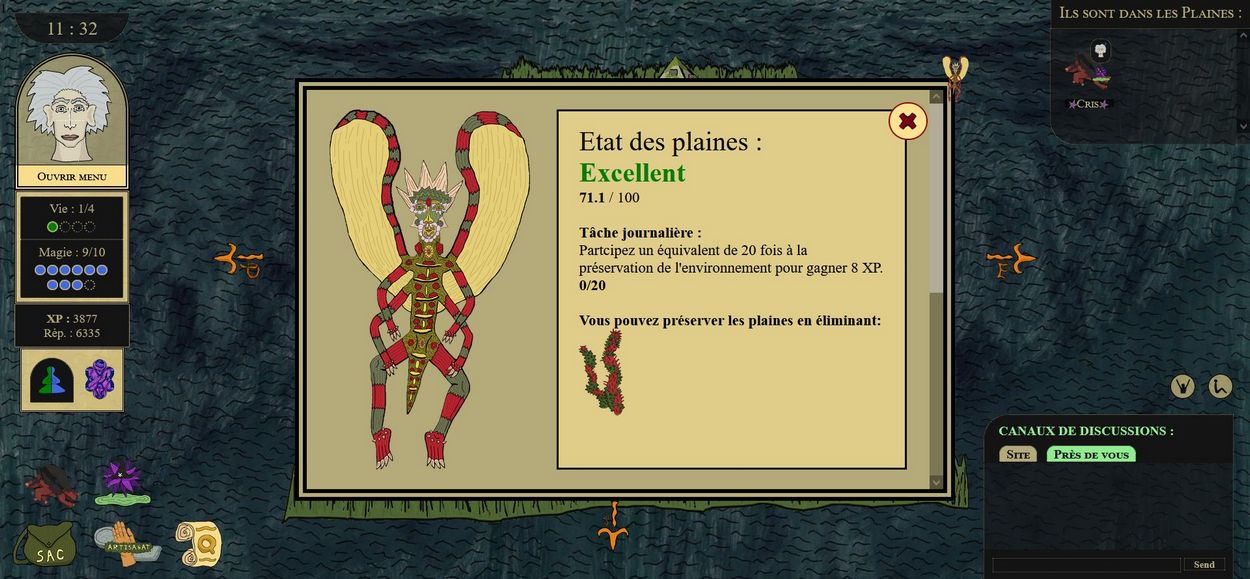 Plaines et environnement à explorer dans le RPG fantasy