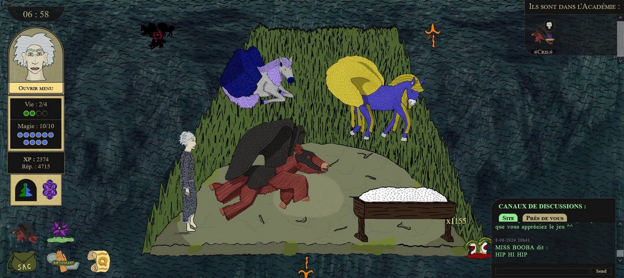 Apprivoiser un pégase magique dans le RPG Erentis