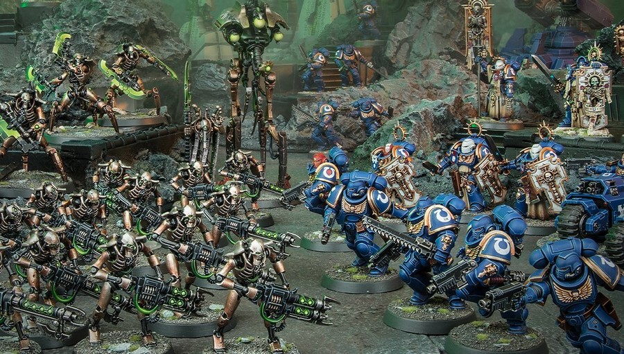 Des figurines Warhammer 40.000