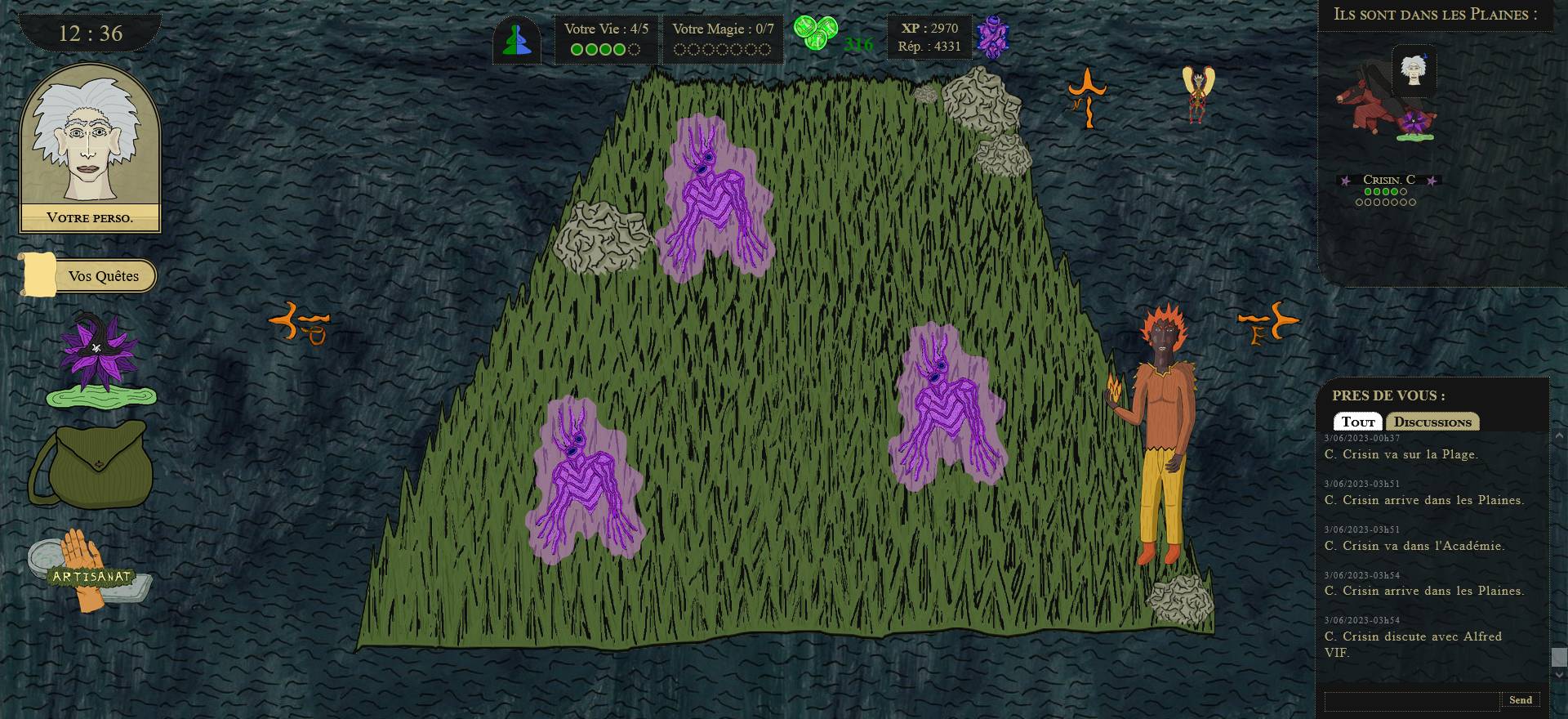 Screenshoots du jeu Erentis